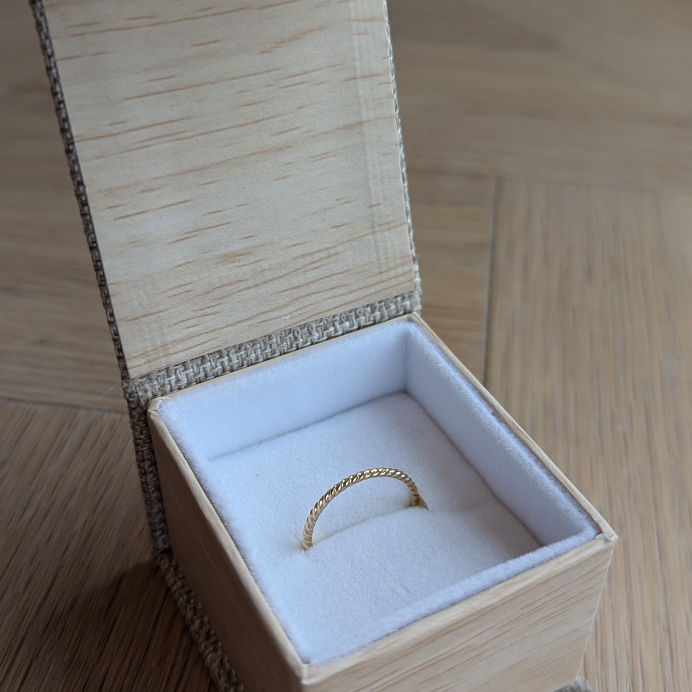 Natalie Borton 14k Gold Braided Ring